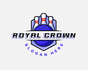 Sports Bowling Competition logo design