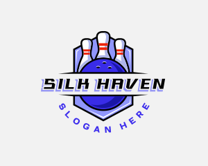 Sports Bowling Competition logo design