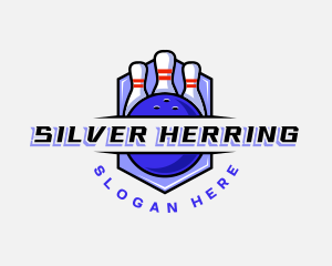 Sports Bowling Competition logo design