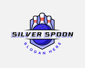 Sports Bowling Competition logo design