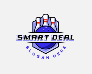 Sports Bowling Competition logo design