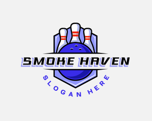 Sports Bowling Competition logo design