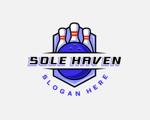 Sports Bowling Competition logo design