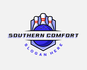 Sports Bowling Competition logo design