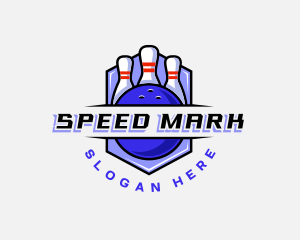 Sports Bowling Competition logo design