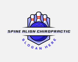 Sports Bowling Competition logo design