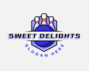 Sports Bowling Competition logo design