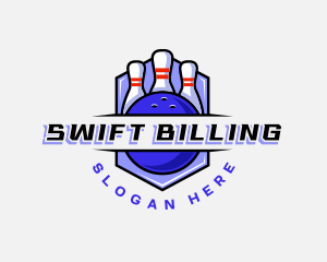 Sports Bowling Competition logo design