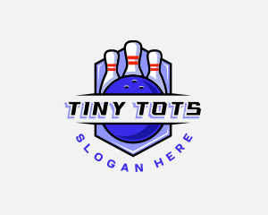 Sports Bowling Competition logo design