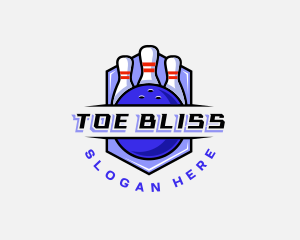 Sports Bowling Competition logo design