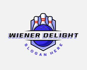 Sports Bowling Competition logo design