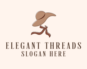 Fashion Hat Scarf  logo design