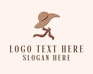 Hat - Fashion Hat Scarf logo design