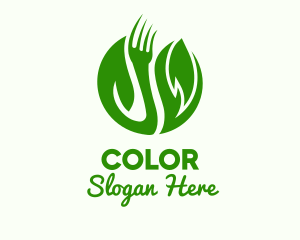 Leaf Vegan Fork Logo