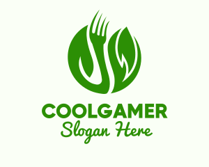 Leaf Vegan Fork Logo