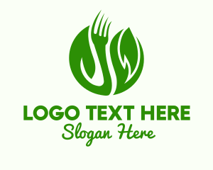 Leaf Vegan Fork Logo