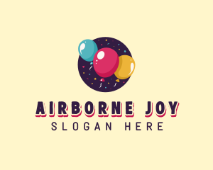 Balloon - Birthday Balloon Celebration logo design