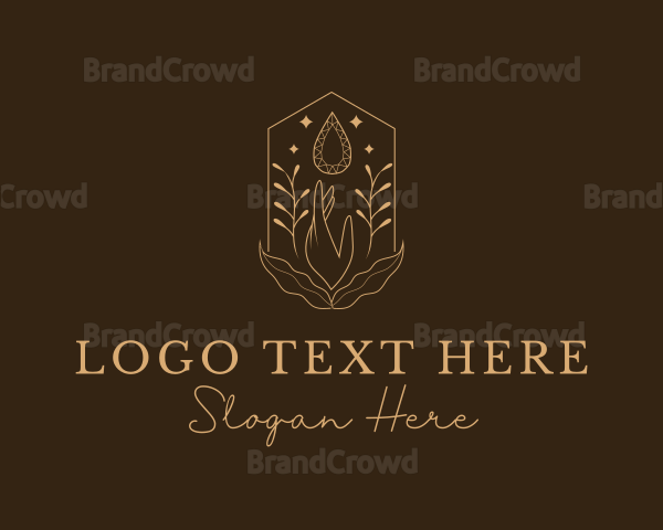 Elegant Ornamental Gemstone Logo