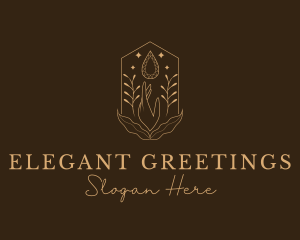 Elegant Ornamental Gemstone logo design