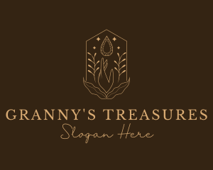 Elegant Ornamental Gemstone logo design