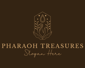 Elegant Ornamental Gemstone logo design