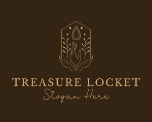 Elegant Ornamental Gemstone logo design