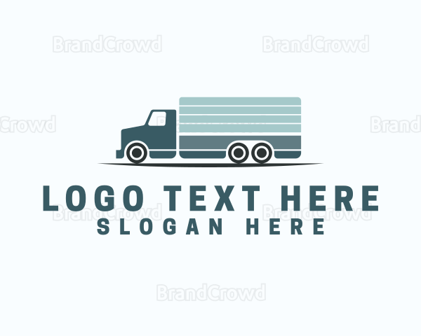 Logistics Truck Transportation Logo