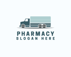 Logistics Truck Transportation Logo