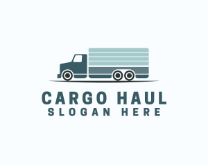 Logistics Truck Transportation logo design