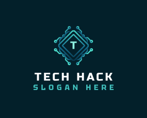 Software Cyber Technology logo design