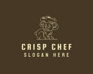 Koala Chef Cartoon logo design