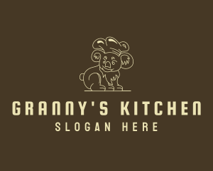 Koala Chef Cartoon logo design