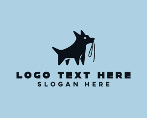 Dog Walker Puppy Logo