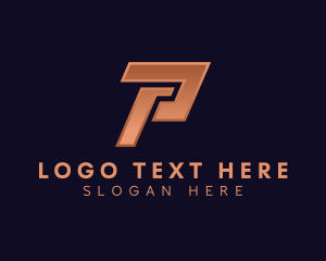 Manufacturing - Professional Marketing Letter P logo design