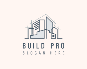 House Property Building logo design