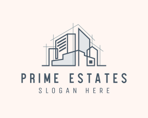 Property - House Property Building logo design