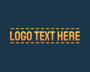 Wordmark - Elegant Sewing Stitch logo design