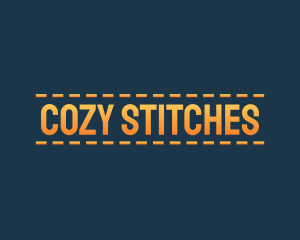 Elegant Sewing Stitch logo design