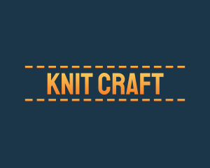 Knit - Elegant Sewing Stitch logo design