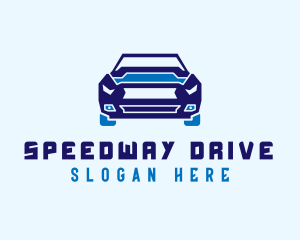 Driver - Blue Race Driver logo design