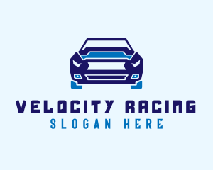 Blue Race Driver logo design