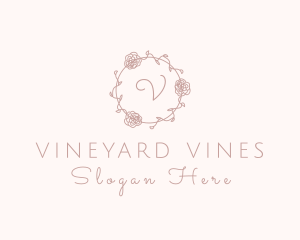 Rose Vine Decor logo design