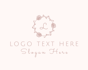 Letter - Rose Vine Decor logo design