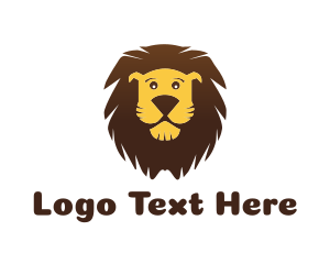 Party - Cartoon Illustration Lion logo design