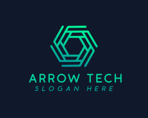 Hexagon Tech Company logo design