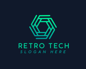 Hexagon Tech Company logo design