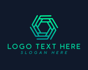 Shape - Hexagon Tech Company logo design