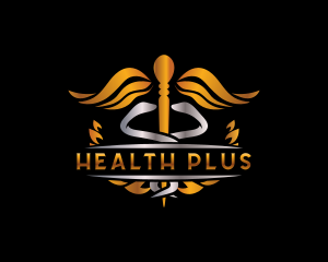 Medical Health Caduceus logo design