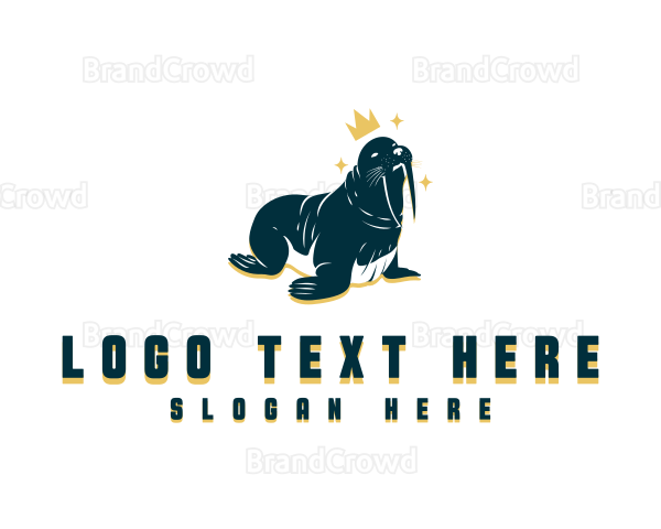 Wild Walrus Zoo Logo