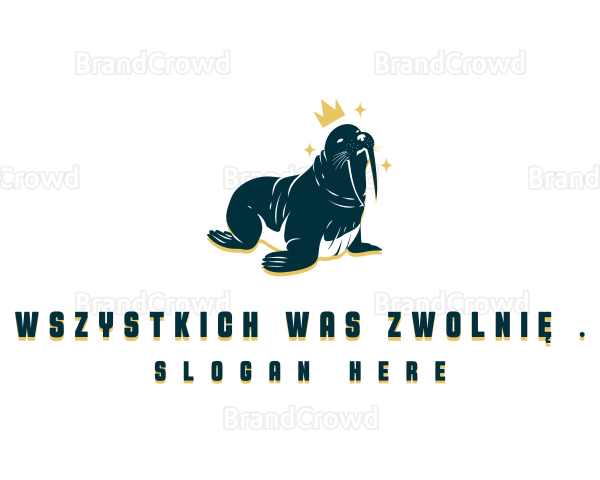 Wild Walrus Zoo Logo